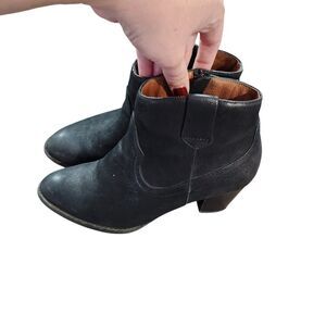 Vionic Windom Upright Western Bootie Wmn SZ 6.5 Leather Rugged Outdoors Cowgirl